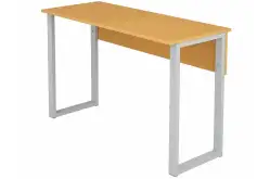 Стол двухместный Лофт нерегулируемый 2 г/р, бук, серый каркас1