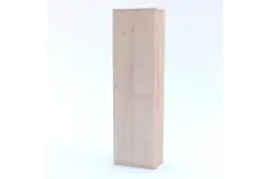 Шкаф школьный узкий для одежды со штангой 37×56×200 см1