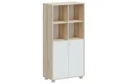 Шкаф школьный полуоткрытый для учебных пособий, тип 7, 38,4×73,8×151 см1
