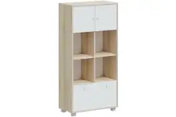 Шкаф полуоткрытый для учебных пособий тип 9 38,4х73,8х151 см1