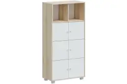 Шкаф в школьный класс полуоткрытый для учебных пособий, тип 10, 38,4×73,8×151 см1