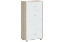 Шкаф школьный закрытый для учебных пособий, тип 12, 38,4×73,8×151 см1