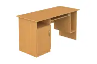 Стол для учителя компьютерный 1-тумбовый 140х60х76 см, модель 5