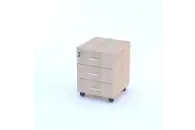 Тумба подкатная с 3 ящиками 44х45х58 см