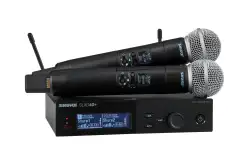 Цифровая радиосистема с двумя беспроводными микрофонами SHURE SLXD24D+E/58-G651