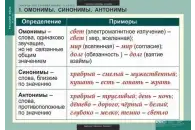 Таблицы для старшей школы по русскому языку 11 класс (16 таблиц )