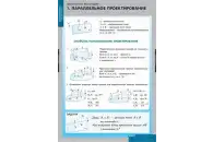 Комплект таблиц Многогранники. Тела вращения, 11 таблиц и 64 карточки
