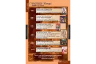 Комплект таблиц История Средних веков 6 класс (6 таблиц)