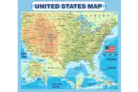Стенд Карта США 0,9*0,8