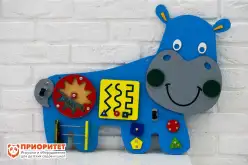 Бизиборд Милый бегемотик №21