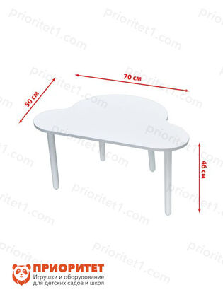Размеры Детского стола белое облачко