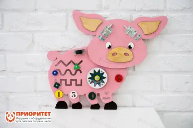 Бизиборд «Смелый поросёнок»