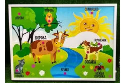 Интерактивная светозвуковая панель Природный мир1