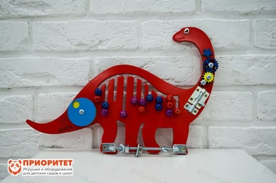 Бизиборд «Красный динозаврик»