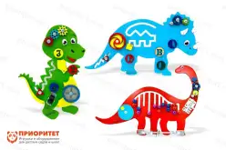 Бизиборды развивающие «Мир динозавров»1
