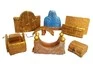 Набор глиняных фигурок для песочной терапии (малые архитектурные формы)
