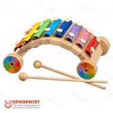 Ксилофон-каталка для детей «Радуга»1
