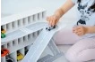 Парковка для хранения игрушечных машинок Гаражик с горкой