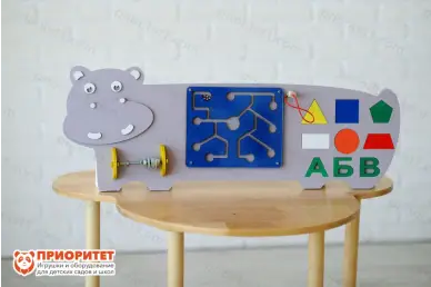 Бизиборд «Милый бегемотик»