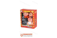 Игровой набор для кукольного театра с ширмой №2 (4 персонажа)