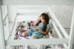 Детская двухъярусная кровать из сосны нижний ярус