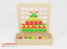 Тактильно-развивающая панель «Кубо-мозаика» для детского сада1