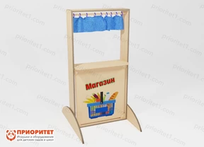 Тактильно-развивающая ширма «Идем в магазин» Тактильно-развивающая ширма «Идем в магазин»