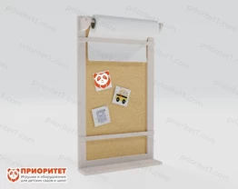 Мольберт с пробковым покрытием «Рисуй-прикрепляй»