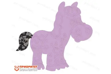 Тактильно-развивающая панель «Ласковый жеребёнок»