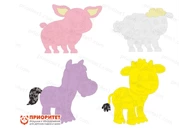 Набор тактильно-развивающих панелей «Малыши на ферме»