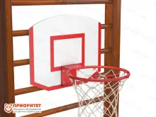Детский баскетбольный щит на шведскую стенку1