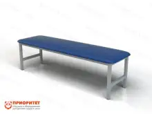 Скамейка для детского сада для раздевалок без спинки мягкая (1 м)1