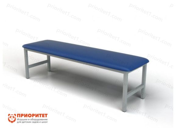 Скамейка для раздевалок без спинки мягкая (2,5 м)