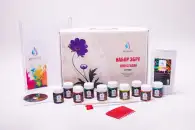 Набор для рисования на воде ЭБРУ 10 цветов оргстекло А4