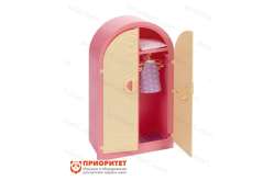 Шкаф для кукол «Маленькая принцесса» розовый