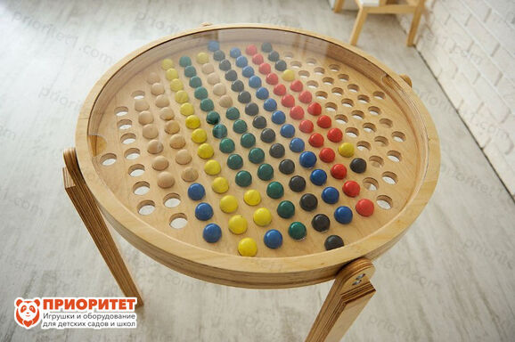 Игровой стол-мозаика для сенсорной комнаты с оргстеклом