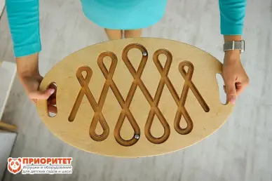 Тактильно-развивающая панель-лабиринт «Серпантин»