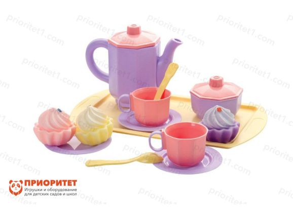Игровой чайный набор «Маленькая принцесса» с кексами