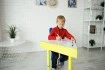 Многофункциональный стол творчество желтый стол