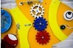 Бизиборд «Оранжевая рыбка» с шестеренками