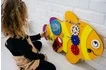 Бизиборд «Оранжевая рыбка» для развития моторики