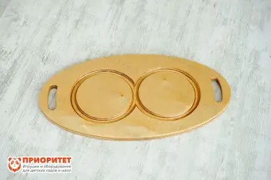 Тактильно-развивающая панель-лабиринт «Кольца»