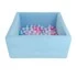 Мягкий сухой бассейн «Box» голубой