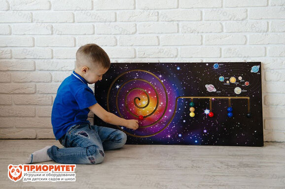 Панель лабиринт Космос для детского сада