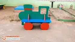 Детская скамейка «Чудесный паровозик»1