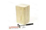 Игровой набор Монтессори «Пенёк для забивания гвоздей с молотком»