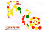 Игровой набор Монтессори «Проекции для цветных цилиндров»