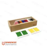 Игровой набор Монтессори «Цветные таблички. Ящик №2»1
