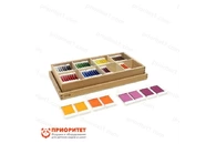 Игровой набор Монтессори «Цветные таблички. Ящик №4»