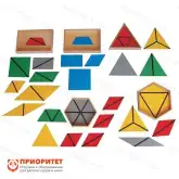 Игровой набор Монтессори «Конструктивные треугольники» (5 ящиков)1